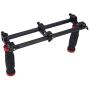 Diyeeni Dual Handle Gimbal Grip, Gimbal Extended Handlebar Kit Handheld Stabilizer Compatible with Most Stabilizers and Cameras.