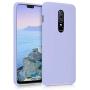 kwmobile TPU Silicone Case Compatible with OnePlus 6 - Soft Flexible Rubber Protective Cover - Light Lavender