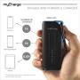 myCharge Adventure Camping Portable Charger Power Bank 3350 mAh Rugged Outdoor External Battery Pack with Carabiner Clip - USB Accessories, Bluetooth Speaker, Cell Phone (iPhone, Android for Samsung)