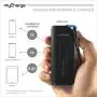 myCharge Adventure Camping Portable Charger Power Bank 3350 mAh Rugged Outdoor External Battery Pack with Carabiner Clip - USB Accessories, Bluetooth Speaker, Cell Phone (iPhone, Android for Samsung)