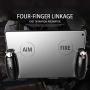 szkn Mobie Controller Gamepad for iPad Tablet Trigger Fire Button Mobile Games Grip Handle Aim Shooter Joystick Black