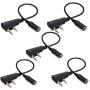 Retevis 2 Pin to 3.5mm Earpiece Adapter Cable 2 Way Radio Headset Adapter for Baofeng BF-888S RT21 RT22 H-777 RT7 RT27 Walkie Talkies (5 Pack) Retevis 2 Pin to 3.5mm Earpiece Adapter Cable 2 Way Radio Headset Adapter for Baofeng BF-888S RT21 RT22 H-777 RT7 RT27 Walkie Talkies (5 Pack)