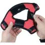 Esimen (Upgrade) Head Pad for Oculus Quest Virtual Reality VR Headset Cushion Headband Fixing Accessories, Comfortable PU Leather & Reduce Head Pressure (Red)