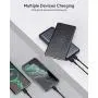 AUKEY USB C Power Bank, 20000mAh Wireless Portable Charger with Foldable Stand, 18W Power Delivery & Quick Charge 3.0 Power Bank for iPhone, Samsung, iPad & More (1ft A-to-C Cable Included) AUKEY USB C Power Bank, 20000mAh Wireless Portable Charger with Foldable Stand, 18W Power Delivery & Quick Charge 3.0 Power Bank for iPhone, Samsung, iPad & More (1ft A-to-C Cable Included)