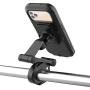 Motorcycle Bicycle Mobile Phone Waterproof Bracket can Touch Screen with Magnetic Expansion Adjustment, Multi-Function, Suitable for iPhone7 8Plus 7 inches or Less Mobile Phone Universal