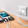Wall Charger, Amoner Upgraded 2Pack 15W 3-Port USB Plug Cube Portable Wall Charger Plug for iPhone Xs/XS Max/XR/X/8/7/6/Plus, iPad Pro/Air 2/Mini 2, Galaxy9/8/7, Note9/8, LG, Nexus and More