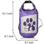 LYINIE Dog Food Travel Bag, Portable Folding Travel Food Storage Container for Cat & Dog,Kibble Carrier,Dog Travel Accessories for Camping - Holds 10lbs