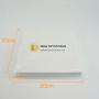 New brothread Tear Away Machine Embroidery Stabilizer Backing 8&quotx8" - 100 Precut Sheets - Medium Weight 1.8 oz- Fits 4x4 and 6x6 Hoops