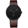Mens Watches Minimalist Ultra Thin Waterproof Fashion Dressy Wrist Watch for Men Business Casual Luxury Quartz Analog Watch