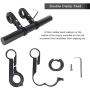 TOMALL Handlebar Extender Bicycle Extension Bar Aluminum Alloy Bracket Space Saver Use for XIAOMI M365,Ninebot ES1 ES2,Mountain Bicycle
