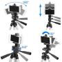 Phone Tripod,PEYOU 50" Aluminum Camera Tripod + Wireless Remote Shutter + 360°Rotation Smartphone Holder Mount Compatible for iPhone Xs Max XR X 8 7 6 Plus,for Samsung Galaxy Note 9 8 S10 S9 S8 Plus