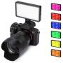 Weeylite RGB Video LED Light, CRI95+ RGB 360° Full Color 20 Light Effects, Built-in Rechargeable Battery, Aluminum Body, OLED Screen, 2500K-8500K Fill Light Panel for YouTube DSLR Studio Outdoor Video