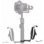 Zhiyun Mini Dual Grip, Transmount Single Handle Grip L Bracket Rig 1/4 Screw Connector for Zhiyun Crane 2 Crane Plus Crane M V2 Series DJI Ronin-S Handheld Gimbal Stabilizer + EACHSHOT Cleaning Cloth