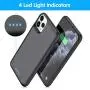 Battery Case for iPhone 11 Pro Max, 7800mAh Extended Portable Battery Pack Rechargeable Charging Case Smart Battery Case for iPhone 11 Pro Max External Battery Cover 6.5 inch Charging Case - Black Battery Case for iPhone 11 Pro Max, 7800mAh Extended Portable Battery Pack Rechargeable Charging Case Smart Battery Case for iPhone 11 Pro Max External Battery Cover 6.5 inch Charging Case - Black
