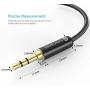 Syncwire Long Aux Cable 6.5Ft- Auxiliary Audio Cable for Headphones, Car, Home Stereos, iPhone/iPad iPod/Echo Dot, Galaxy S8 / Galaxy Note 8 / Smartphones & More - Black