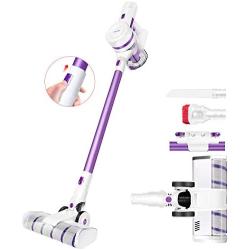 OUTON Cordless Vacuum Cleaner 23KPa Strong Suction 380W Brushless Motor, Stick Handheld Lightweight Vac with HEPA Filters & Upgraded LED Floor Head for Home Hard Floor Carpet Car Pet Sofa (White)