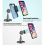 Desktop Cell Phone Stand, enGMOLPHY Magnetic Phone Holder Desk, Compatible with iPhone 11Pro XR 8 X 7 6 6s Plus,Android Smartphone Cradle Dock, Office Desk Accessories -Gray Desktop Cell Phone Stand, enGMOLPHY Magnetic Phone Holder Desk, Compatible with iPhone 11Pro XR 8 X 7 6 6s Plus,Android Smartphone Cradle Dock, Office Desk Accessories -Gray