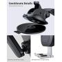 Dashboard Car Phone Mount - Lamicall Dash Mount Cell Phone Holder Stand for Car with Strong Suction Cup, Compatible with iPhone 11 Pro Xs Max XR X 8 7 6 Plus, 4-6.5 Phones