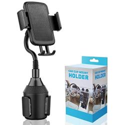 Cup Holder Phone - Mount Universal Adjustable Gooseneck Cup Holder Cradle Car Mount for Cell Phone iPhone Xs/Xr/XS Max/X/8/7 Plus/Galaxy