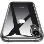 CANSHN iPhone XR Clear Case, Protective Heavy Duty Case with Soft TPU Bumper [Slim Thin] Case for iPhone XR 6.1 Inch (2018)-Black