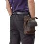 NKns Belt Bag Fanny Pack Mens Pockets Leather Shoulder Bag Diagonal Bag Messenger Bag Mobile Phone Bag Sports Bag