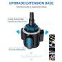 Andobil Cup Holder Phone Mount Ultimate Easy Clamp Hands-Free Cup Phone Holder for Car, Adjustable Long Neck Cup Phone Cradle Car Mount Compatible for iPhone SE/11 Pro/XR/XS Max/X/8 Plus/Samsung S20+