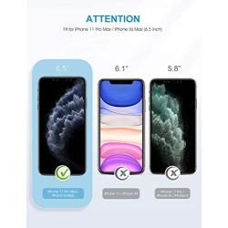 SPARIN Screen Protector for iPhone 11 Pro Max/iPhone Xs Max, [4 Pack] 9H Hardness Tempered Glass for iPhone 11 Pro Max/iPhone Xs Max 6.5 inch [Alignment Frame] [Bubble Free] [High Responsive]