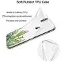 Unov Case Clear with Design Slim Protective Soft TPU Bumper Embossed Pattern [Support Wireless Charging] Cover for iPhone XR 6.1 Inch(Cactus Succulents)