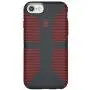 Speck Products CandyShell Grip iPhone SE 2020 Case/iPhone 8/7/6S/6 - Charcoal Grey/Dark Poppy Red Speck Products CandyShell Grip iPhone SE 2020 Case/iPhone 8/7/6S/6 - Charcoal Grey/Dark Poppy Red