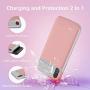 Lonlif Battery Case for iPhone XR, 5000mAh Portable Protective Charging Case, Extended Rechargeable Battery Pack Charger Case Compatible with iPhone XR (6.1 inch) (Rose Gold)