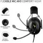 SOMIC G936N Gaming Headset for Xbox, PS4, Phone, Laptop: 7.1 Virtual(NO Drive) 50mm Surround Sound ENC Noise Reduction Ergonomics Design PUBG/LOL/Video Mode Headphone with Mic,3.5MM and USB Plug