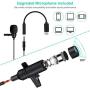 iMartine 10" LED Ring Light with Mic, Tripod Stand and Phone Holder for Selfie, Dimmable Desk Makeup Ringlight for Live Streaming, YouTube Video, Shooting with 3 Light Modes & 13 Brightness Levels