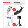 Selfie Stick Tripod, BlitzWolf Lightweight Aluminum All in One Extendable Bluetooth Selfie Stick Tripod with Remote for iPhone 11//11 Pro/XS MAX/XR/XS/X/8/8 Plus/7, Galaxy S10/S9, More(White & Pink)