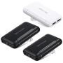 USB Plug in Wall Charger, Excgood 2-Port USB-A Ultra Compact Foldable Charger Block Compatible with iPhone 11/Xr/Xs, Galaxy,Note, Pixel and More Phones, 3-Pack, Black&White