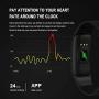 CADIC Fitness Tracker for Men and Women with Heart Rate Sleep Monitor Step Calorie Counter IP67 Waterproof Black