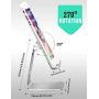Adjustable Cell Phone Stand,Skejer Stand,2020 Update,Phone Holder,Table Stand,Dock,Aluminum Desktop Stand Compatible with iPhone Galaxy Edge All Smart Phone and Tablets Under 10 inches-Silver