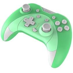ipega-PG-SW023 Bluetooth Wireless Gamepad with Vibrating six-axis Function for N-Switch PS3 Galaxy S10/S10+ Galaxy S20 S20+5G LG Oppo VIVO MI Android Smartphone Tablet (Win 7 and Above) (Green)