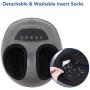 FlexiSpot Heated Foot Massager with Remote Control, Shitasu Massage Gifts, Deep Kneading, Air Compression Massage for Plantar Fasciitis, Relieve Muscle Pain, Improve Blood Circulation