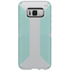 Speck Products Presidio Grip Cell Phone Case for Samsung Galaxy S8 - Dolphin Grey/Aloe Green
