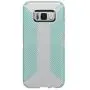 Speck Products Presidio Grip Cell Phone Case for Samsung Galaxy S8 - Dolphin Grey/Aloe Green