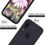 Vinve Samsung Galaxy A20 Case, Galaxy A30 Case, with Tempered Glass Screen Protector [2 Pack], Liquid Silicone Slim Fit Drop Protection Case for Galaxy A20 (Black)