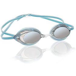 Mieny Mirrored Vanquisher Swim Goggles,Goggles Swimming, Anti-Glare, Panoramic Swim Goggles, for Adult Men Women Youth