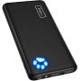 INIU Power Bank, Ultra-Slim Dual 3A High-Speed Portable Charger, 10000mAh USB C Input & Flashlight External Phone Battery Pack for iPhone Xs X 8 Plus Samsung S10 Google LG iPad etc. [2020 Upgrade]