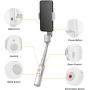ZHIYUN Smooth X Gimbal Stabilizer for Smartphone, iPhone Selfie Stick Tripod, Foldable Handheld iPhone Gimbal, Video Recording, Bluetooth Remote, Face Tracking, Gesture & Zoom [w/Tripod & Case] White