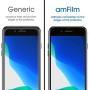 amFilm Glass Screen Protector for iPhone SE 2020, iPhone 8, 7, 6S, 6 (4.7")(2 Pack) Halo Free Tempered Glass Screen Protector (2020)