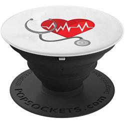 Heartbeat Stethoscope PopSockets Grip and Stand for Phones and Tablets