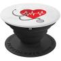 Heartbeat Stethoscope PopSockets Grip and Stand for Phones and Tablets