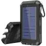 Solar Charger, 20000 mAh Portable Solar Power Bank for Cell Phone Waterproof External Backup Solar Battery Charger with Dual 2 USB Port/LED Flashlights Compatible All Smartphone, Tablet, and More Solar Charger, 20000 mAh Portable Solar Power Bank for Cell Phone Waterproof External Backup Solar Battery Charger with Dual 2 USB Port/LED Flashlights Compatible All Smartphone, Tablet, and More