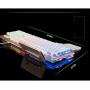USB Keyboard Wrist Rest Compact Layout Mechanical Gaming Keyboard 104 Key Mobile Phone Holder for Windows PC 49x26cm