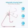 Cell Phone Stand Adjustable, OMOTON Aluminum Desktop Phone Holder Cradle Dock Compatible with All Smartphone iPhone 11 Pro Max Xs Max Xr X 8 7 6 6s Plus 5 5s 5c, Rose Gold Cell Phone Stand Adjustable, OMOTON Aluminum Desktop Phone Holder Cradle Dock Compatible with All Smartphone iPhone 11 Pro Max Xs Max Xr X 8 7 6 6s Plus 5 5s 5c, Rose Gold